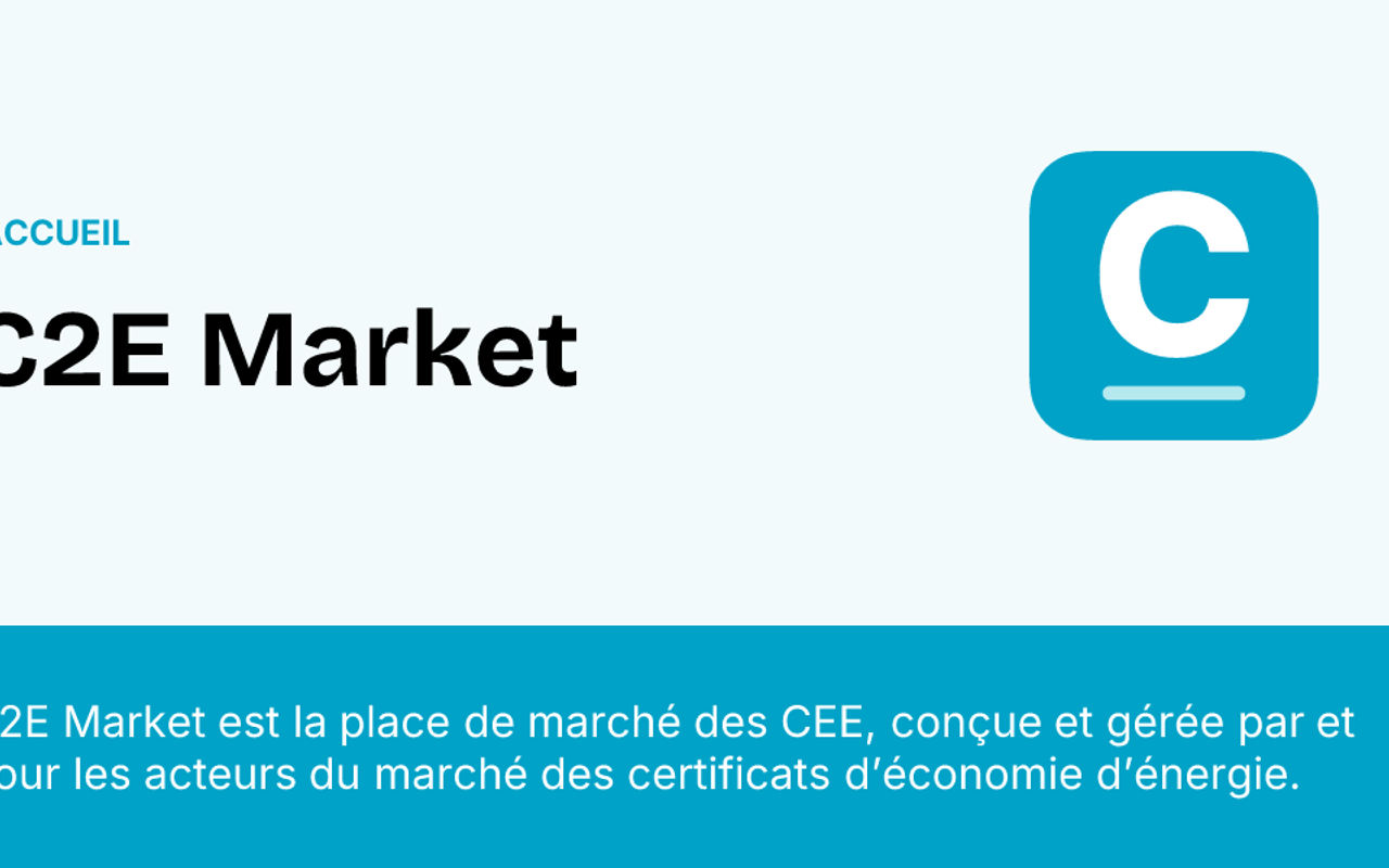 Homepage screenshot of c2emarket.com