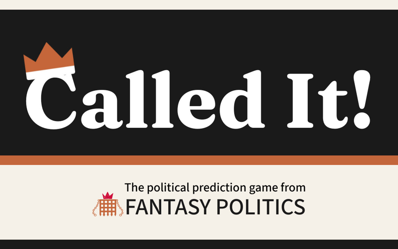 Homepage screenshot of called-it.uk