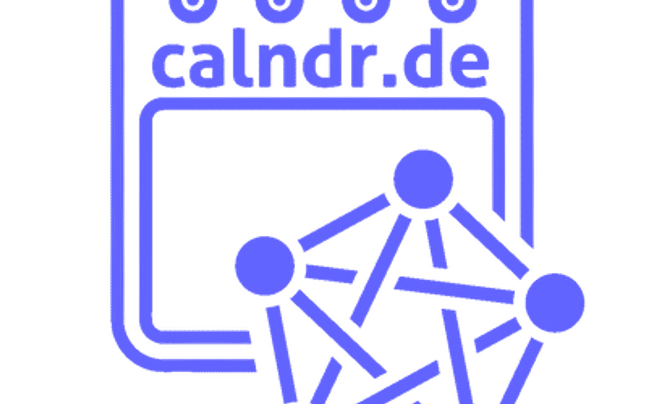 Homepage screenshot of calndr.de