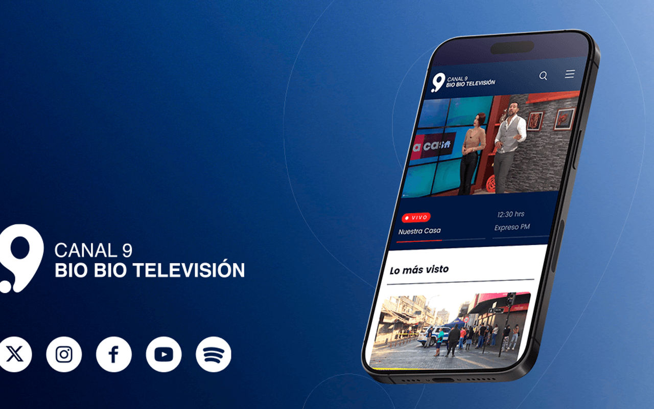 Homepage screenshot of canal9.cl