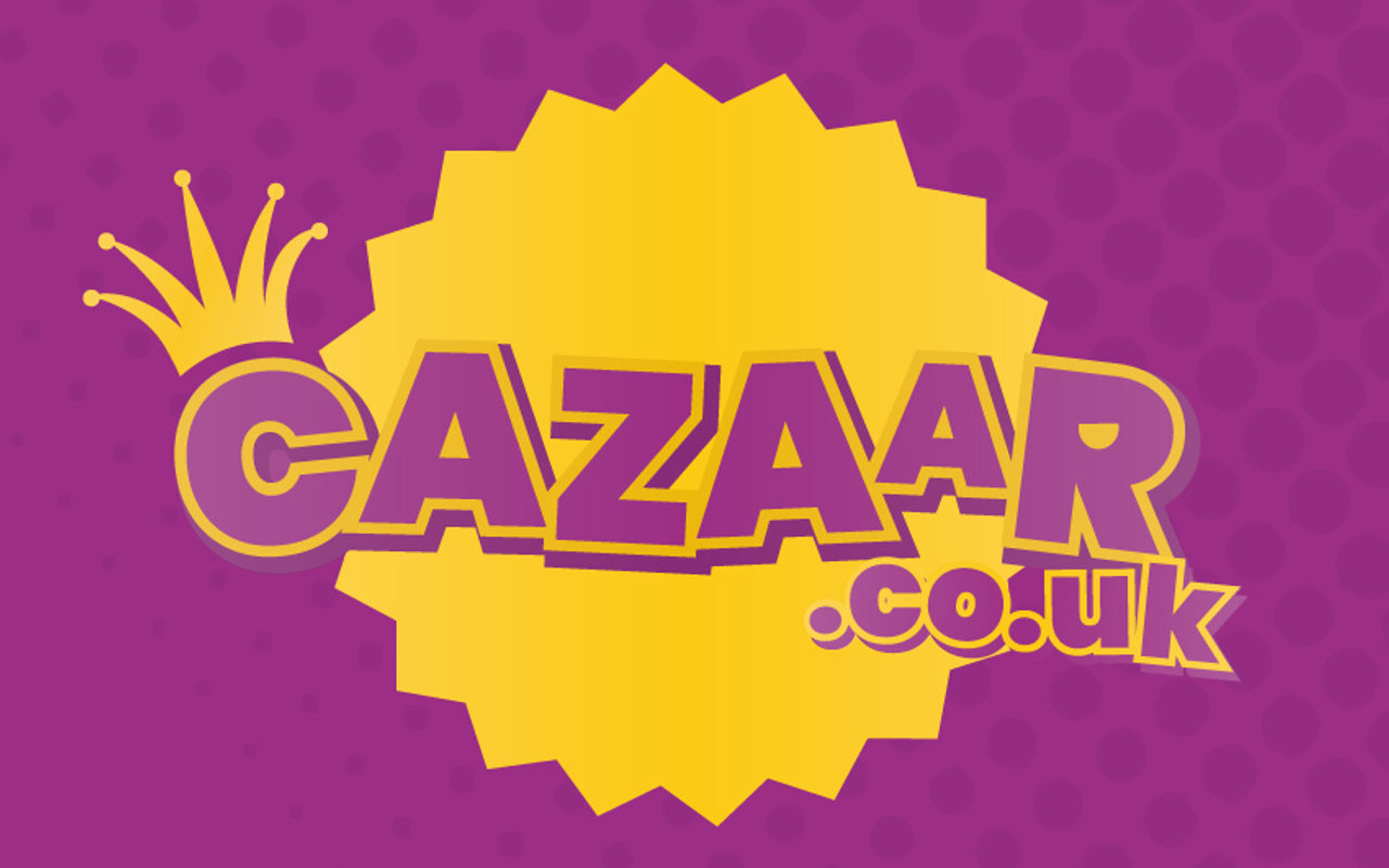 Homepage screenshot of cazaar.co.uk