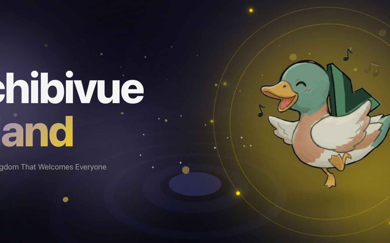 Homepage screenshot of chibivue.land