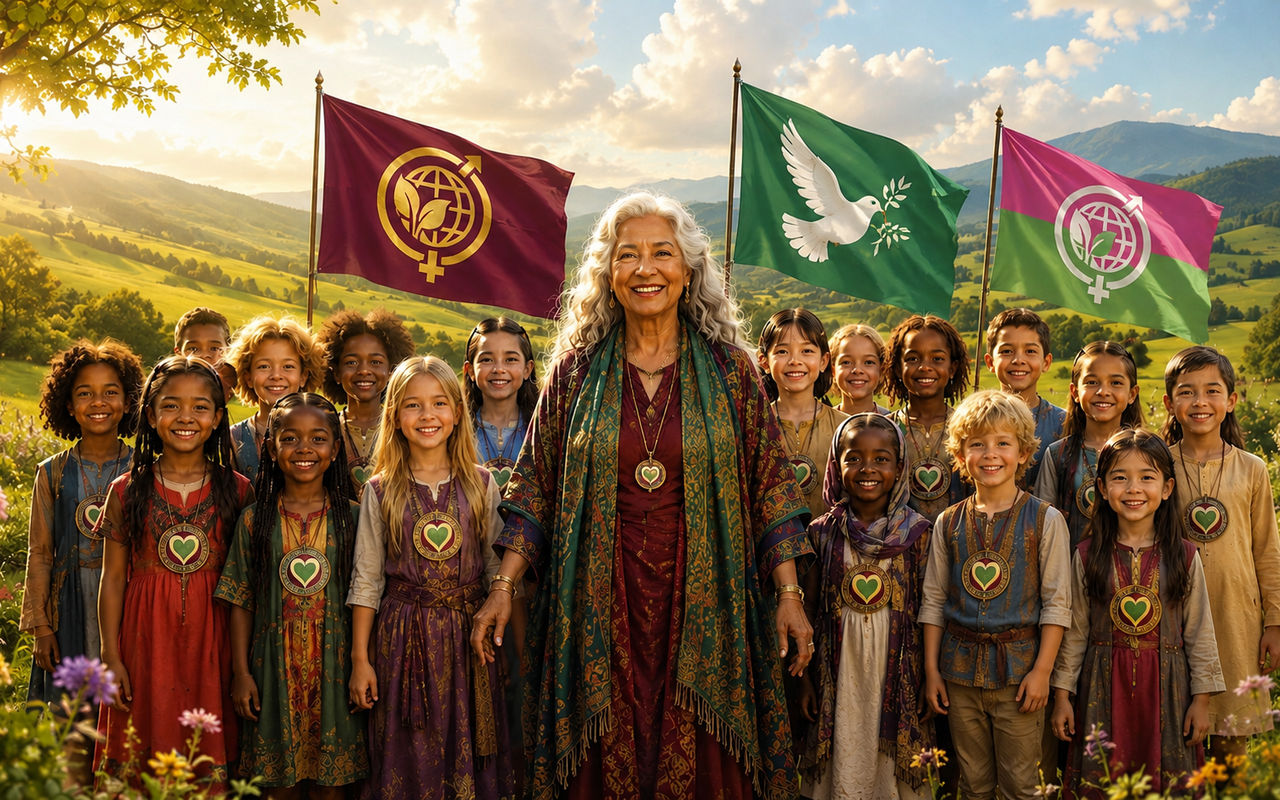 Homepage screenshot of childrensdayofpeace.world