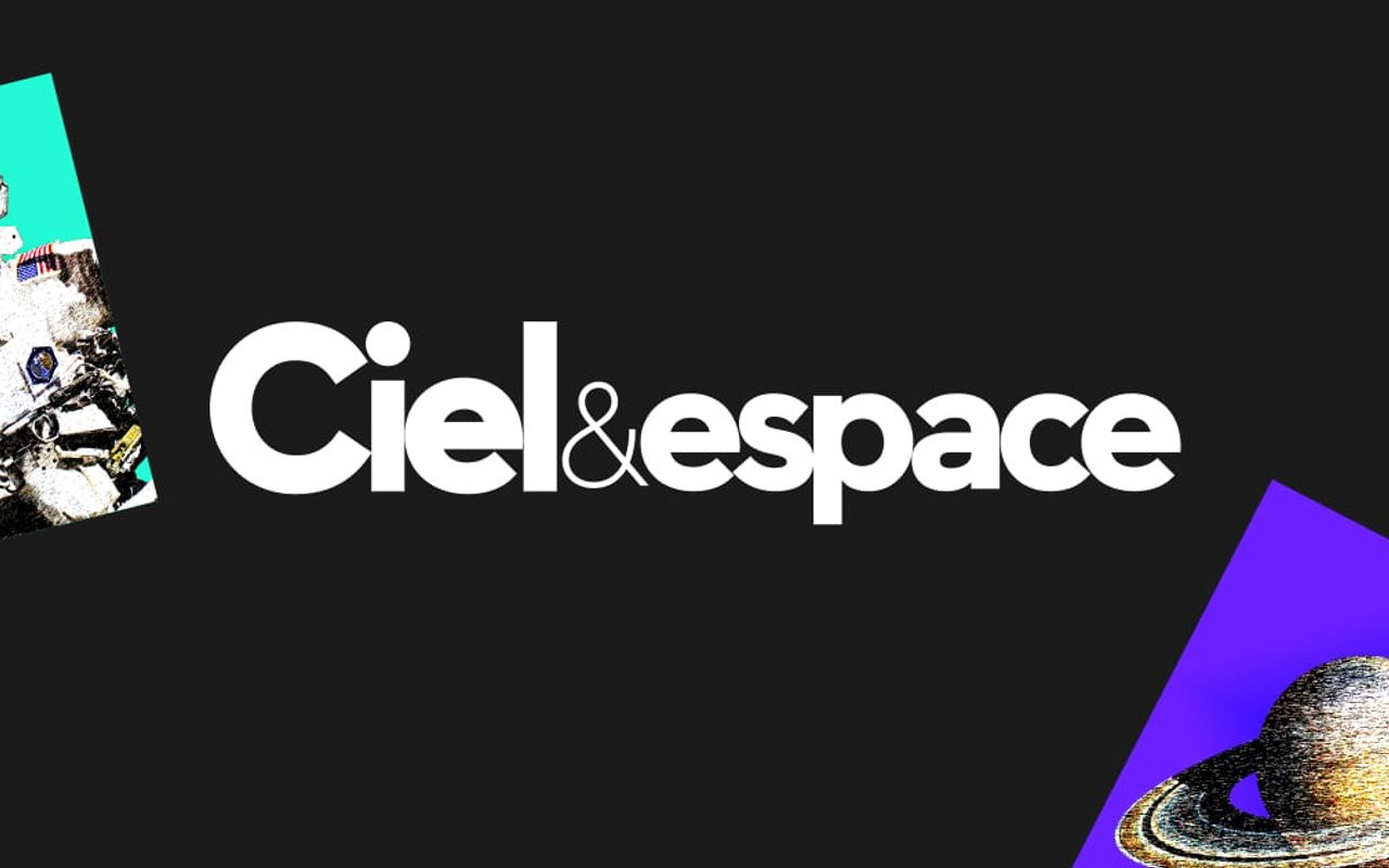 Homepage screenshot of cieletespace.fr