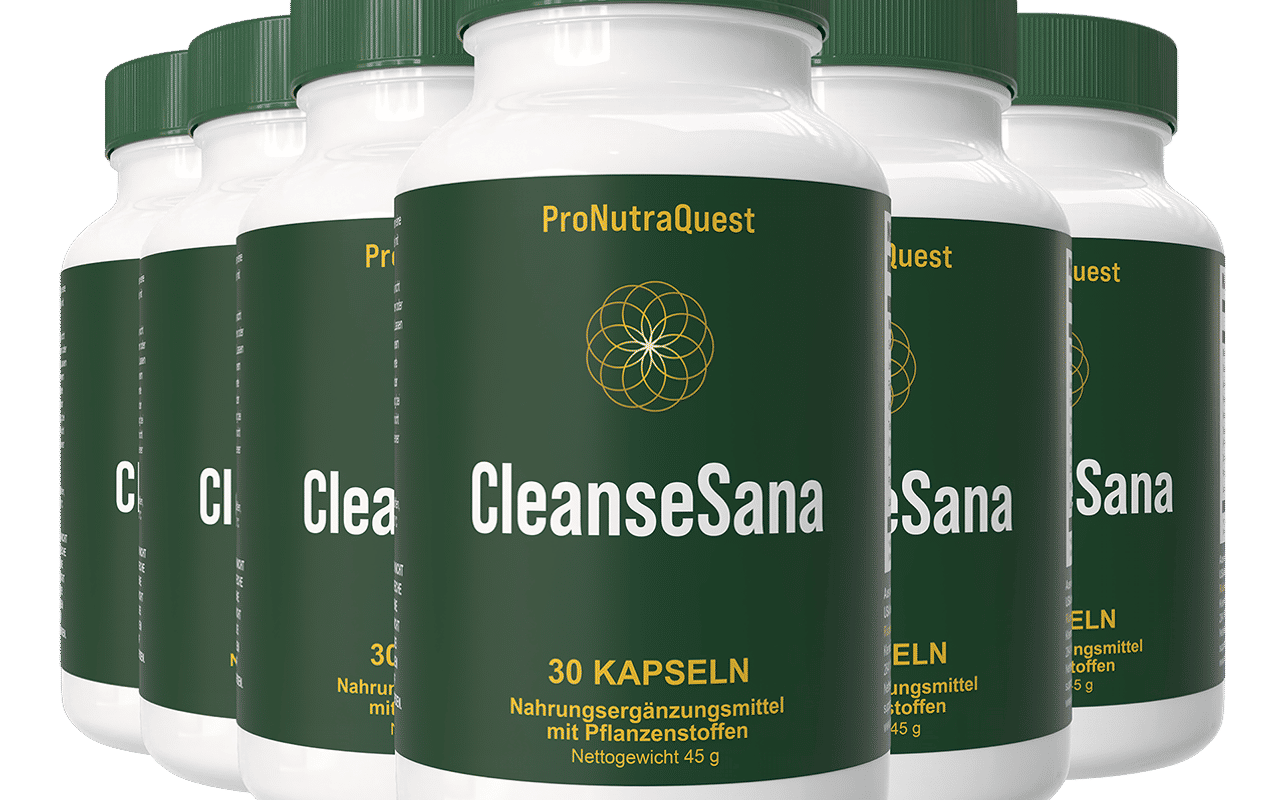 Homepage screenshot of cleansesana.com
