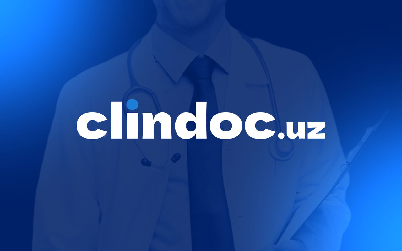 Homepage screenshot of clindoc.uz