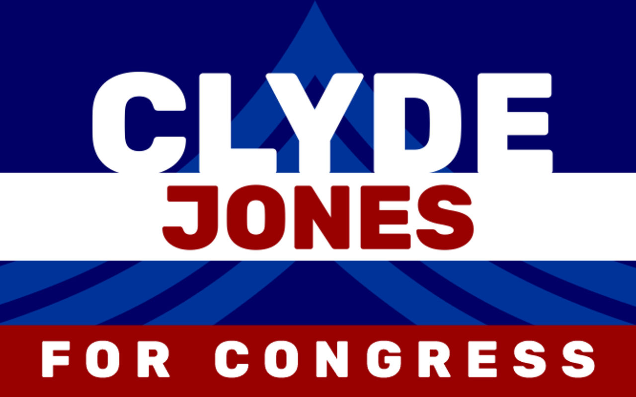 Homepage screenshot of clydeforcongress.com