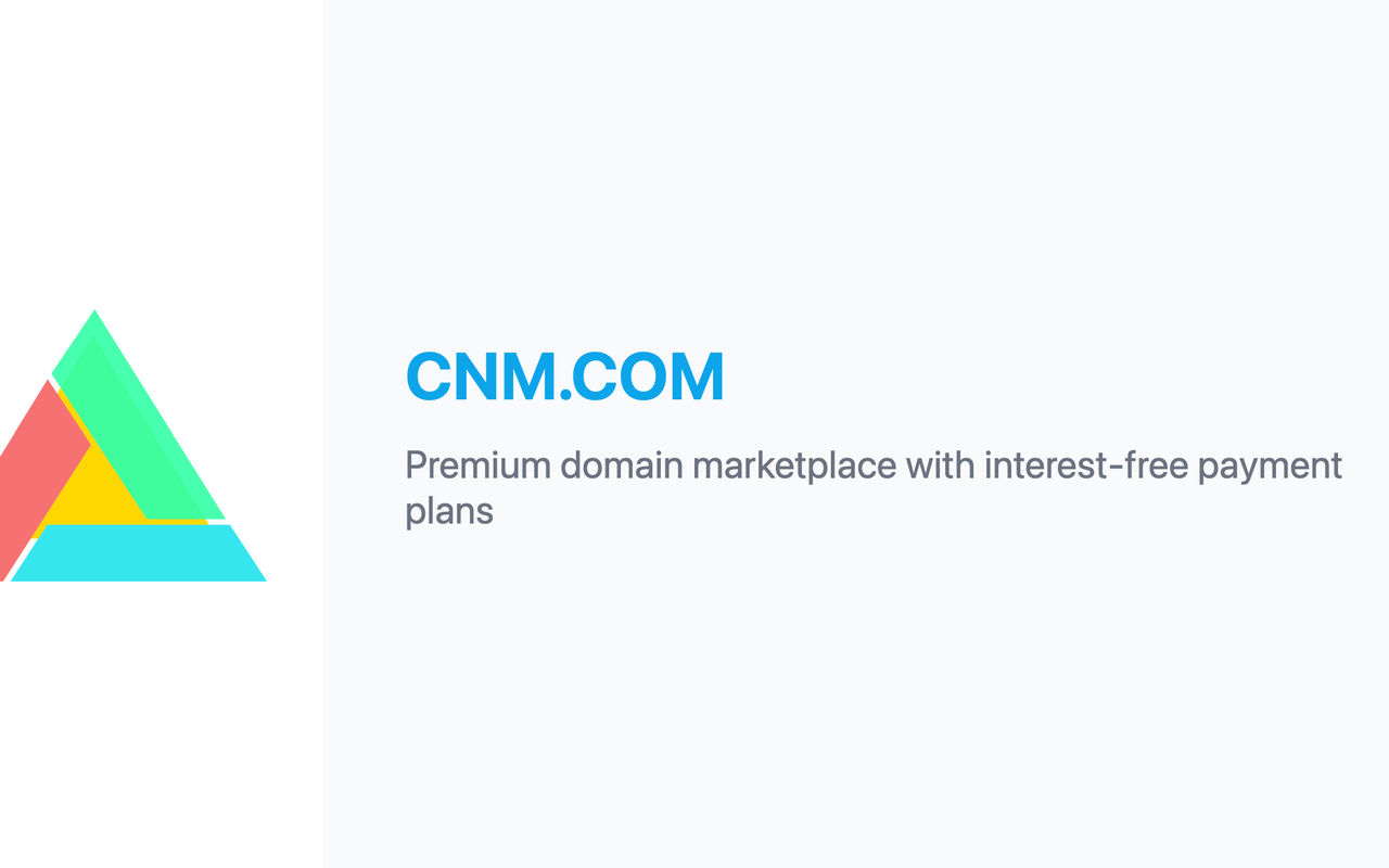 Homepage screenshot of cnm.com
