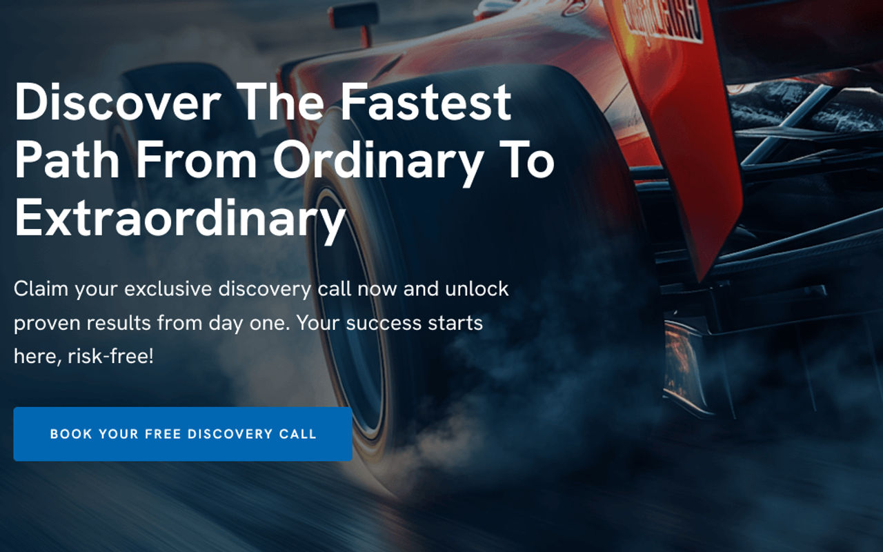 Homepage screenshot of coaching.winner1.com.au