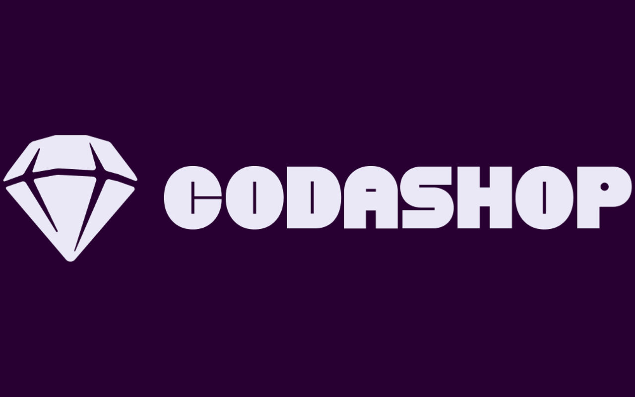 Homepage screenshot of codashop.com