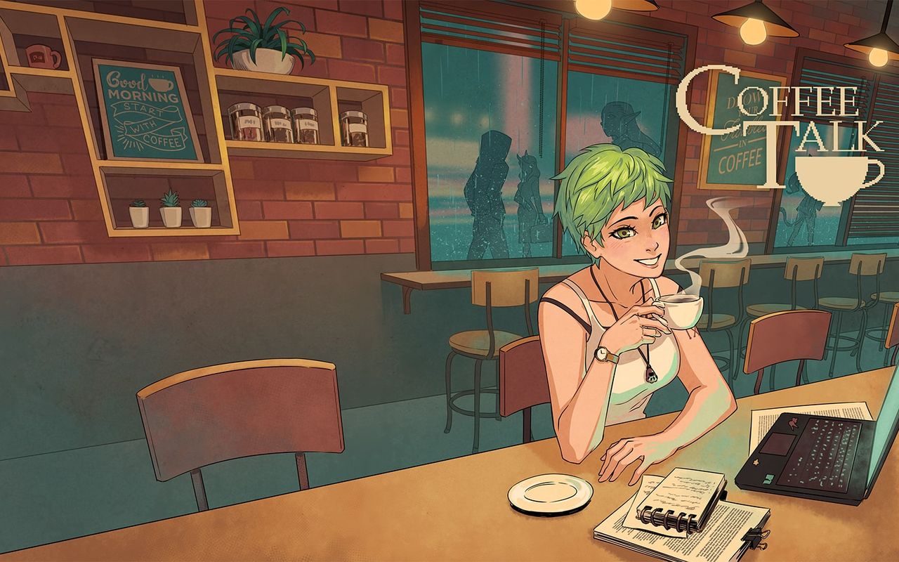 Homepage screenshot of coffeetalkgame.jp