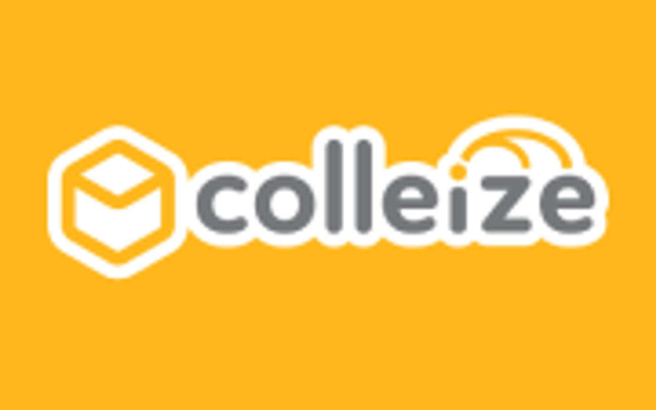 Homepage screenshot of colleize.com