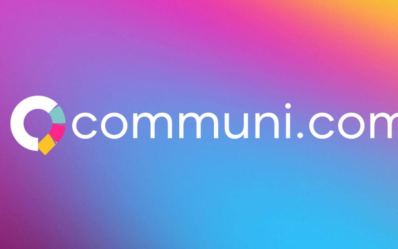 Homepage screenshot of communi.com