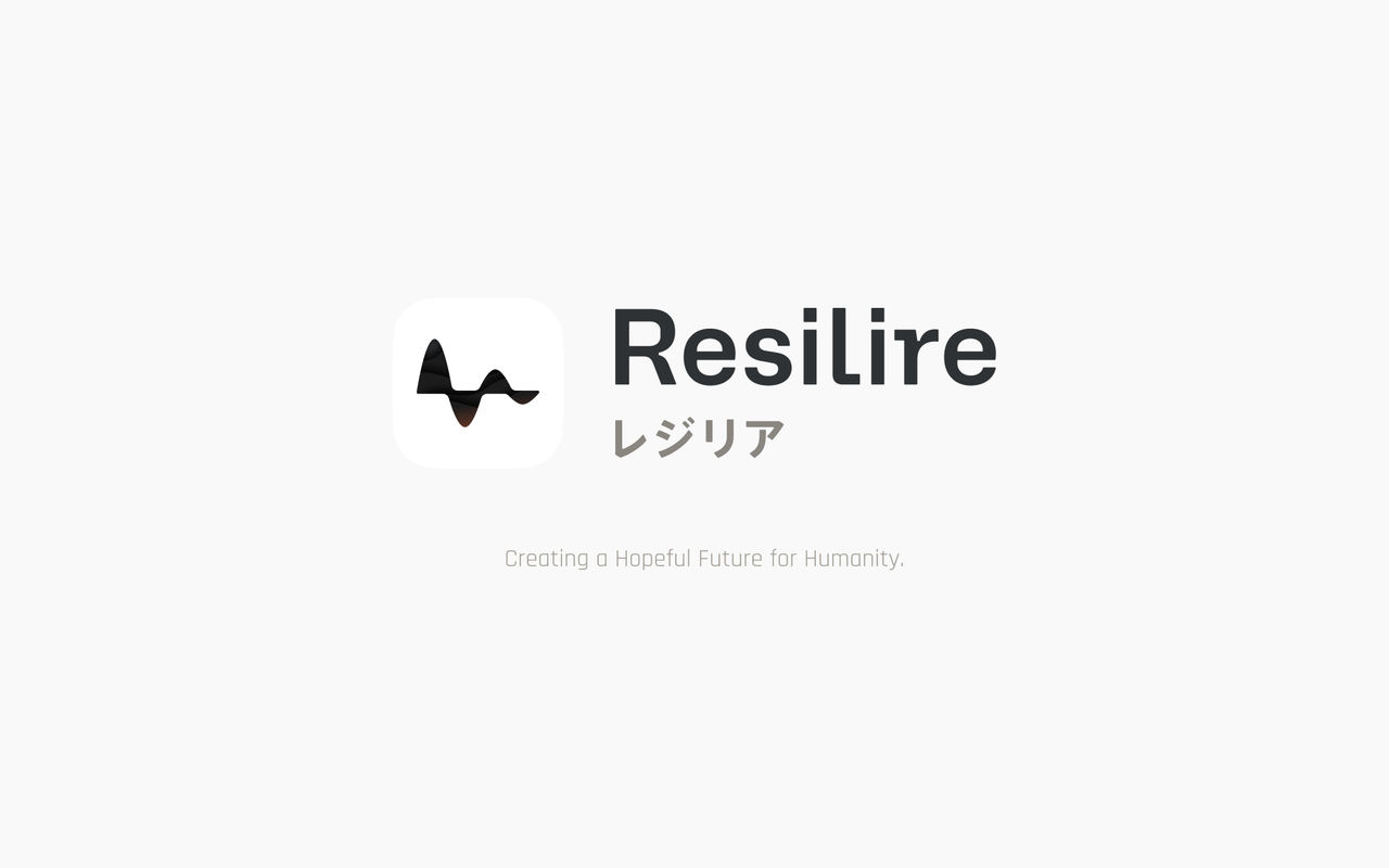 Homepage screenshot of corp.resilire.jp
