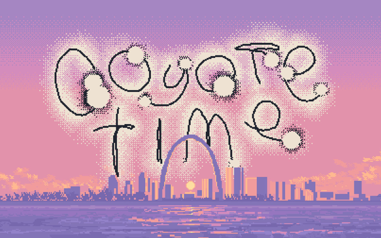 Homepage screenshot of coyotetime.world