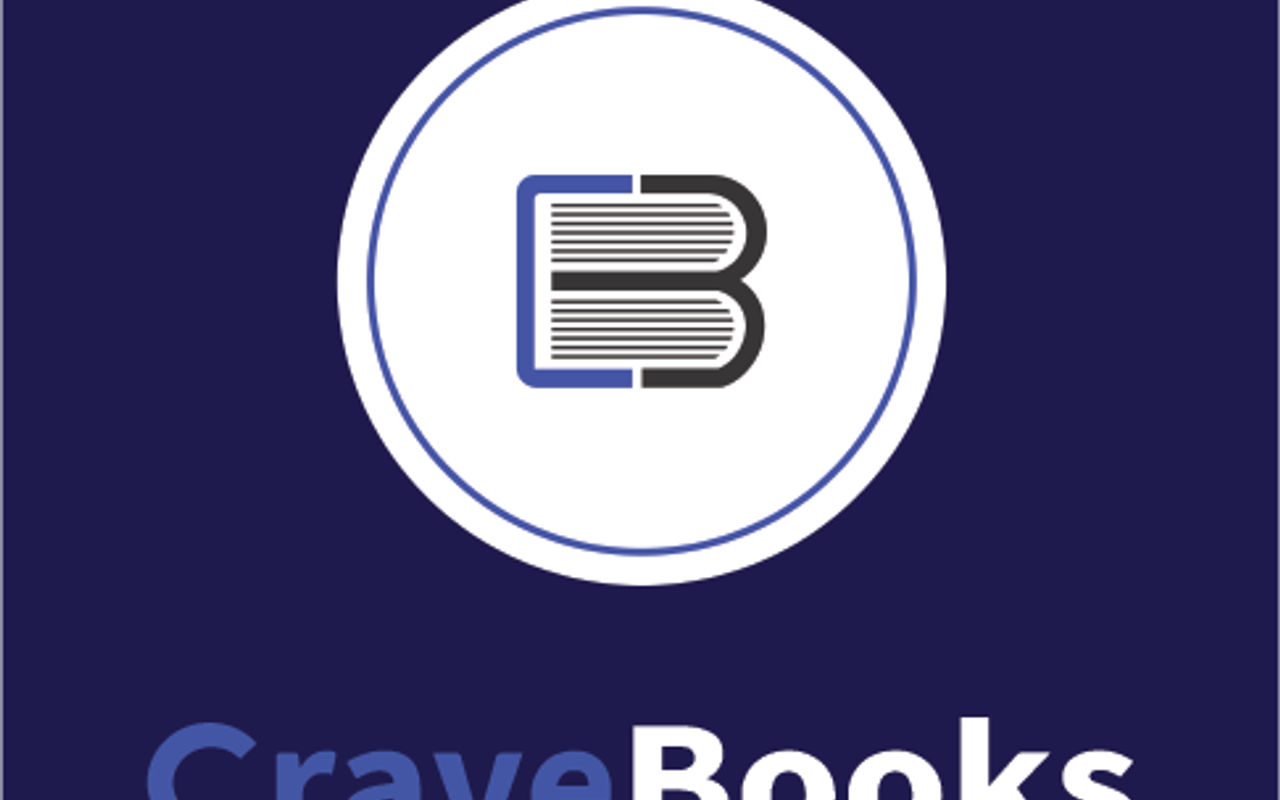 Homepage screenshot of cravebooks.com