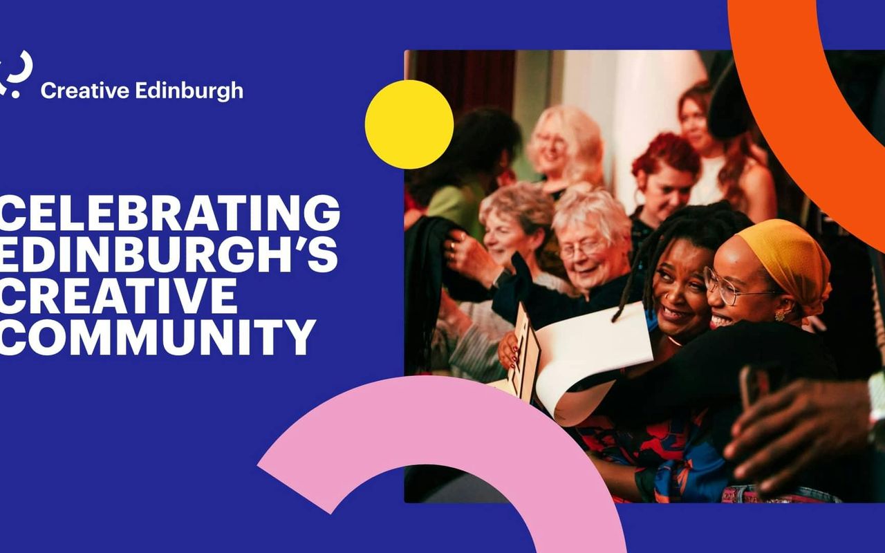 Homepage screenshot of creative-edinburgh.com
