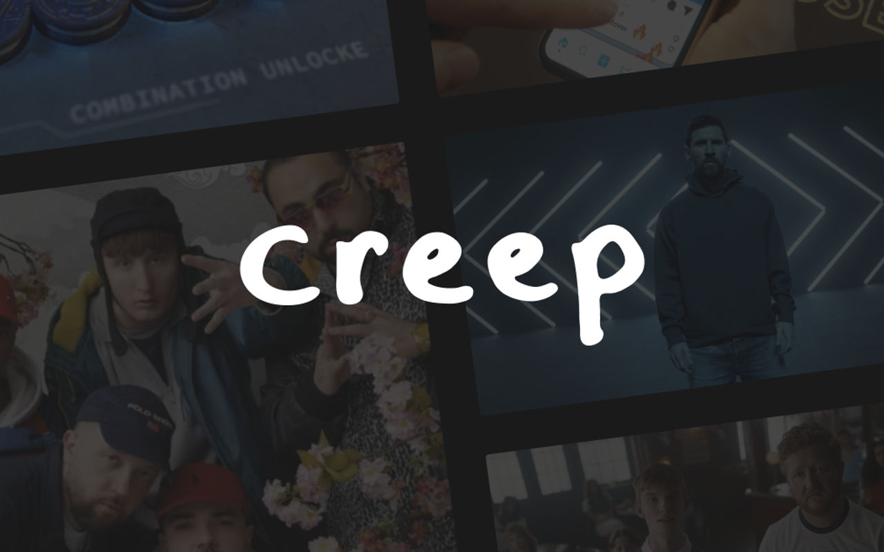 Homepage screenshot of creep-studios.com