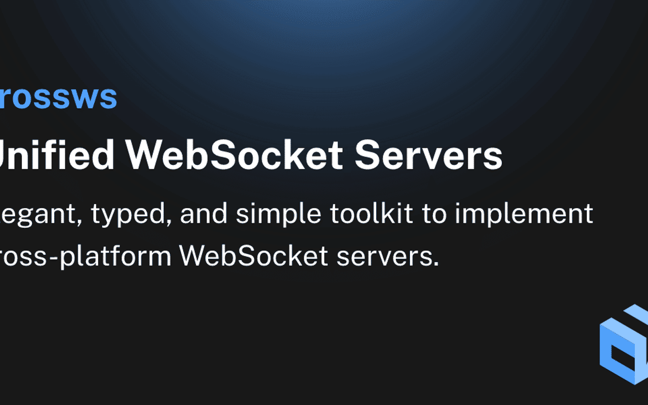 Homepage screenshot of crossws.h3.dev