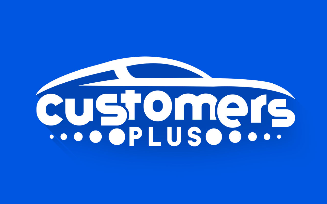 Homepage screenshot of customers.plus