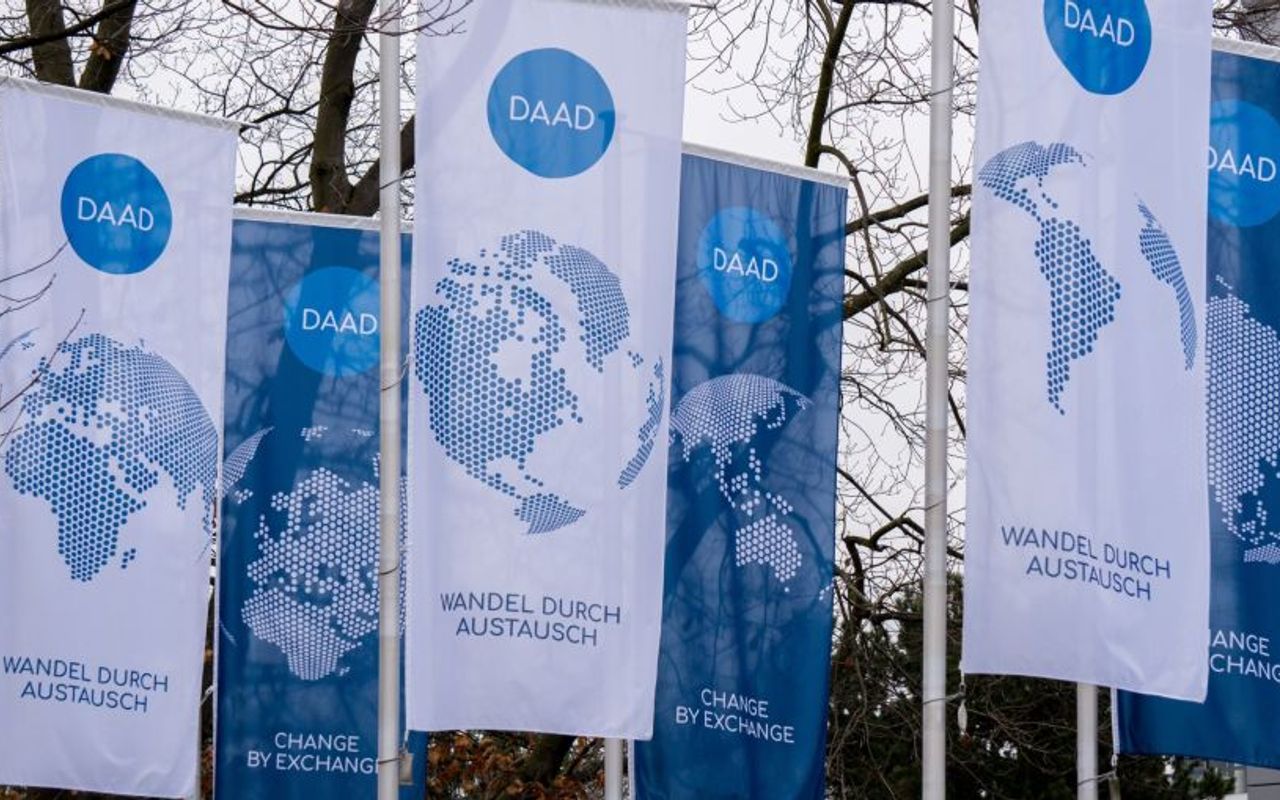 Homepage screenshot of daad.de