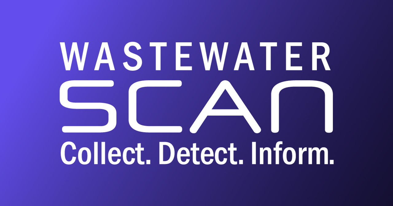 Homepage screenshot of data.wastewaterscan.org