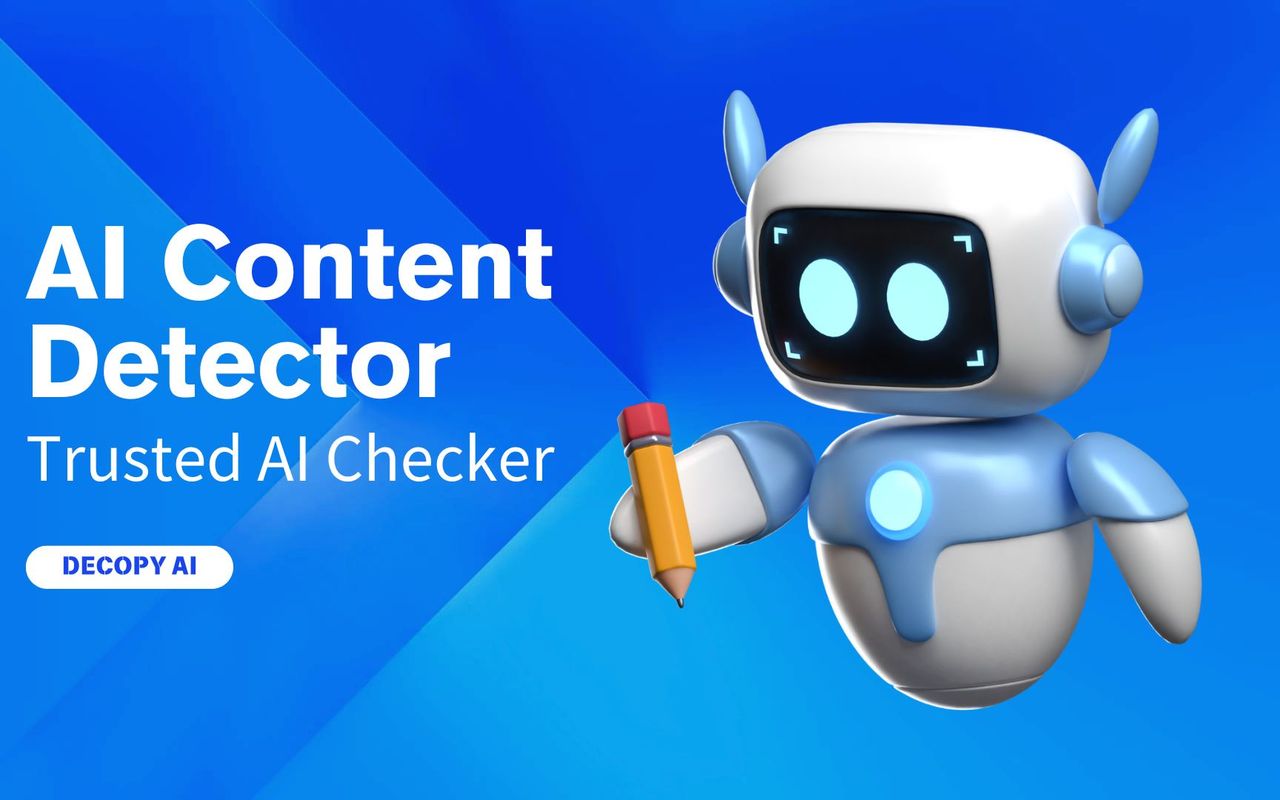 Homepage screenshot of decopy.ai