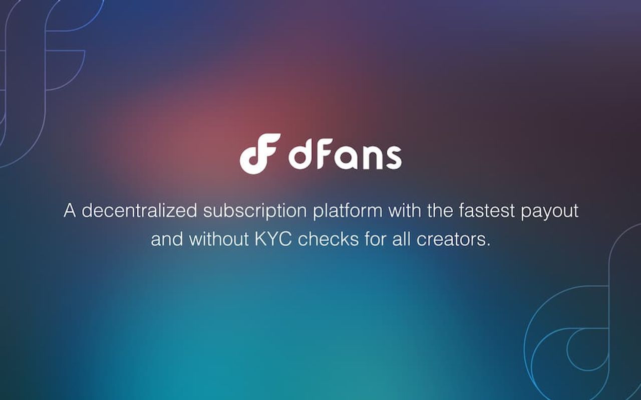 Homepage screenshot of dfans.ai