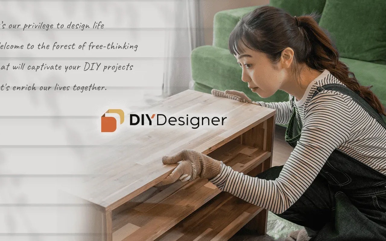 Homepage screenshot of diy-designer.com