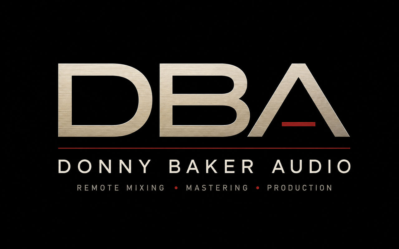 Homepage screenshot of donnybakeraudio.com