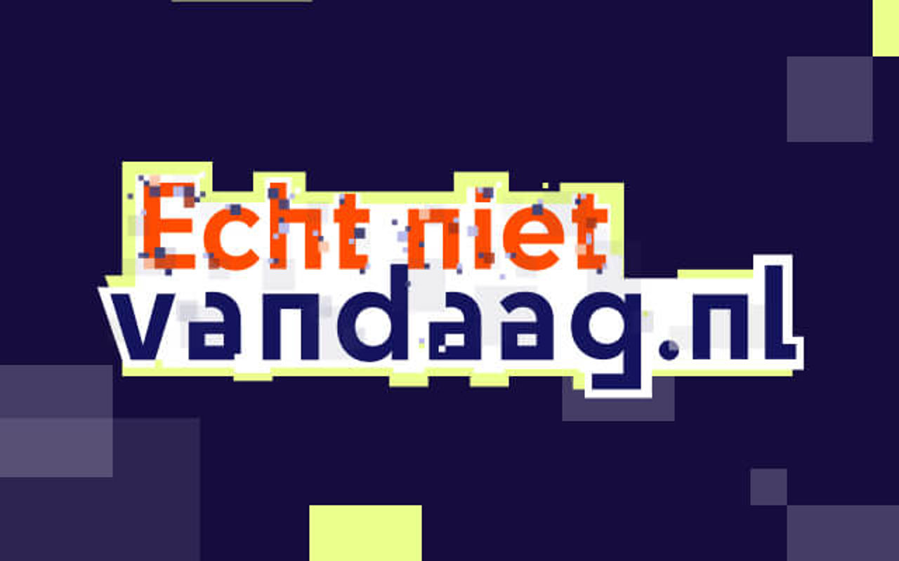 Homepage screenshot of echtnietvandaag.nl