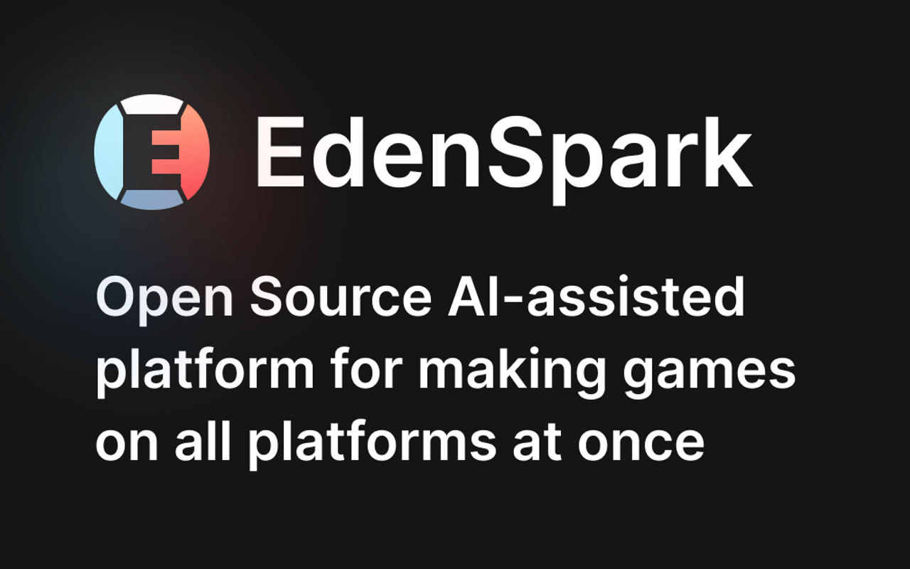 Homepage screenshot of edenspark.io