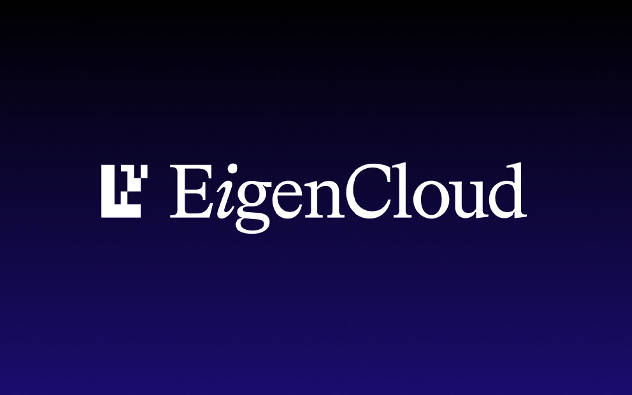 Homepage screenshot of eigencloud.xyz