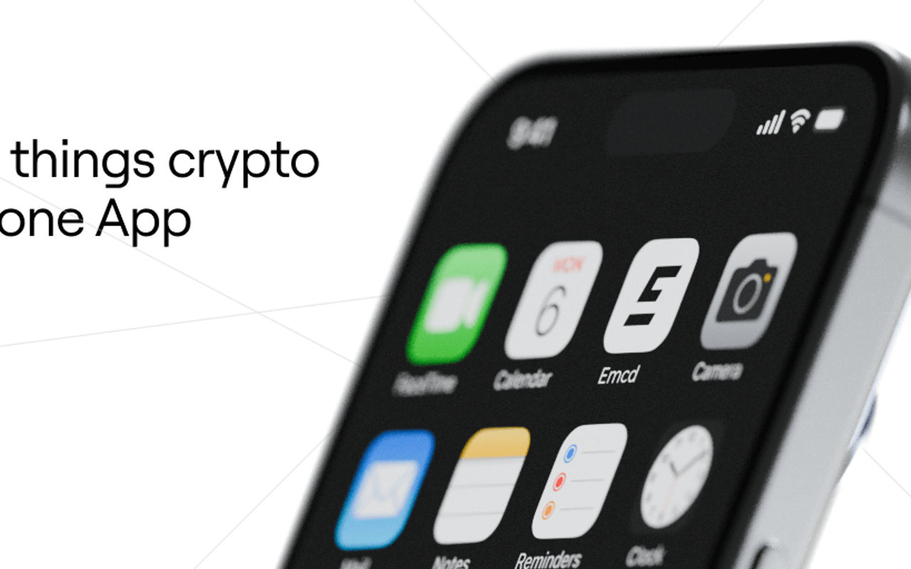Homepage screenshot of emcd.io