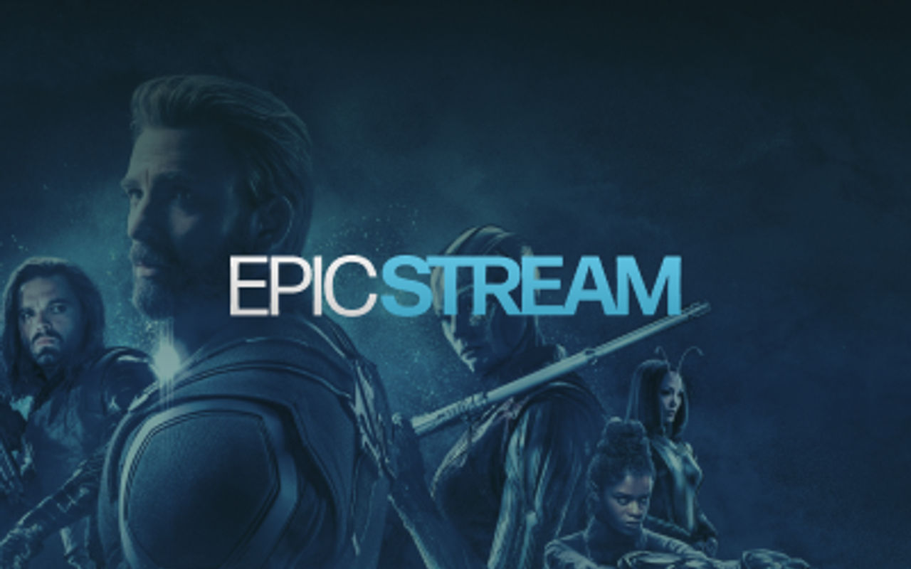 Homepage screenshot of epicstream.com