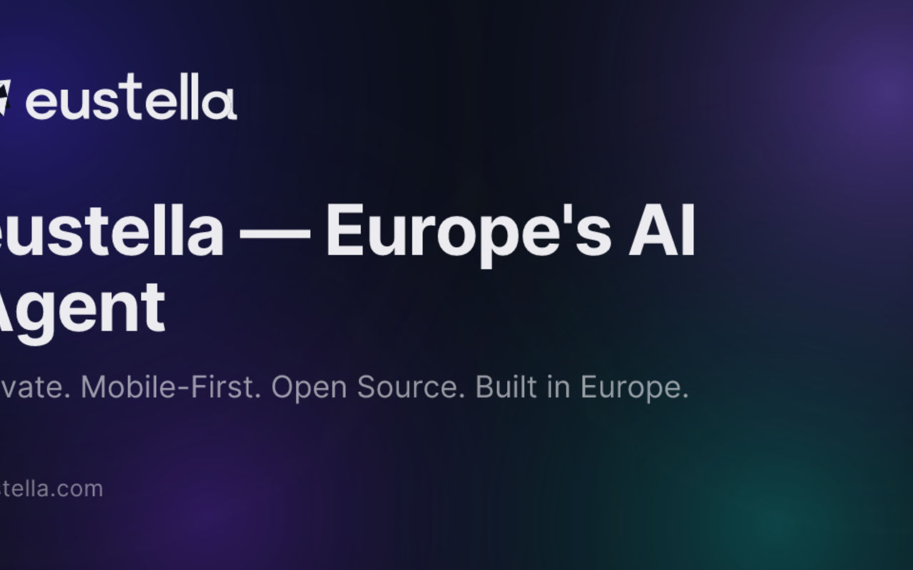 Homepage screenshot of eustella.com