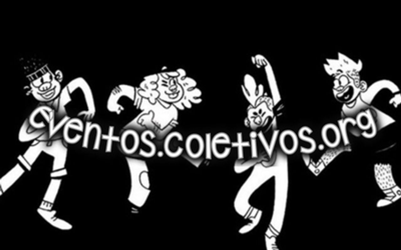 Homepage screenshot of eventos.coletivos.org