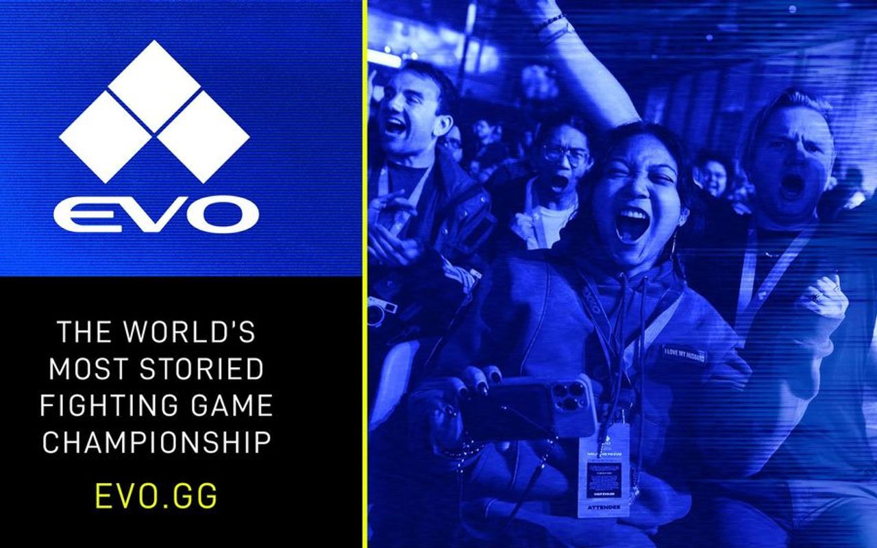 Homepage screenshot of evo.gg