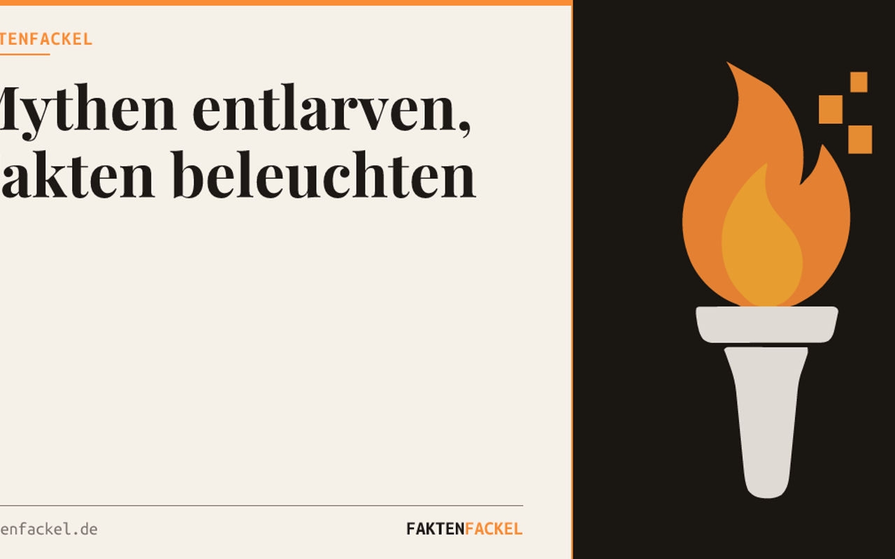 Homepage screenshot of faktenfackel.de