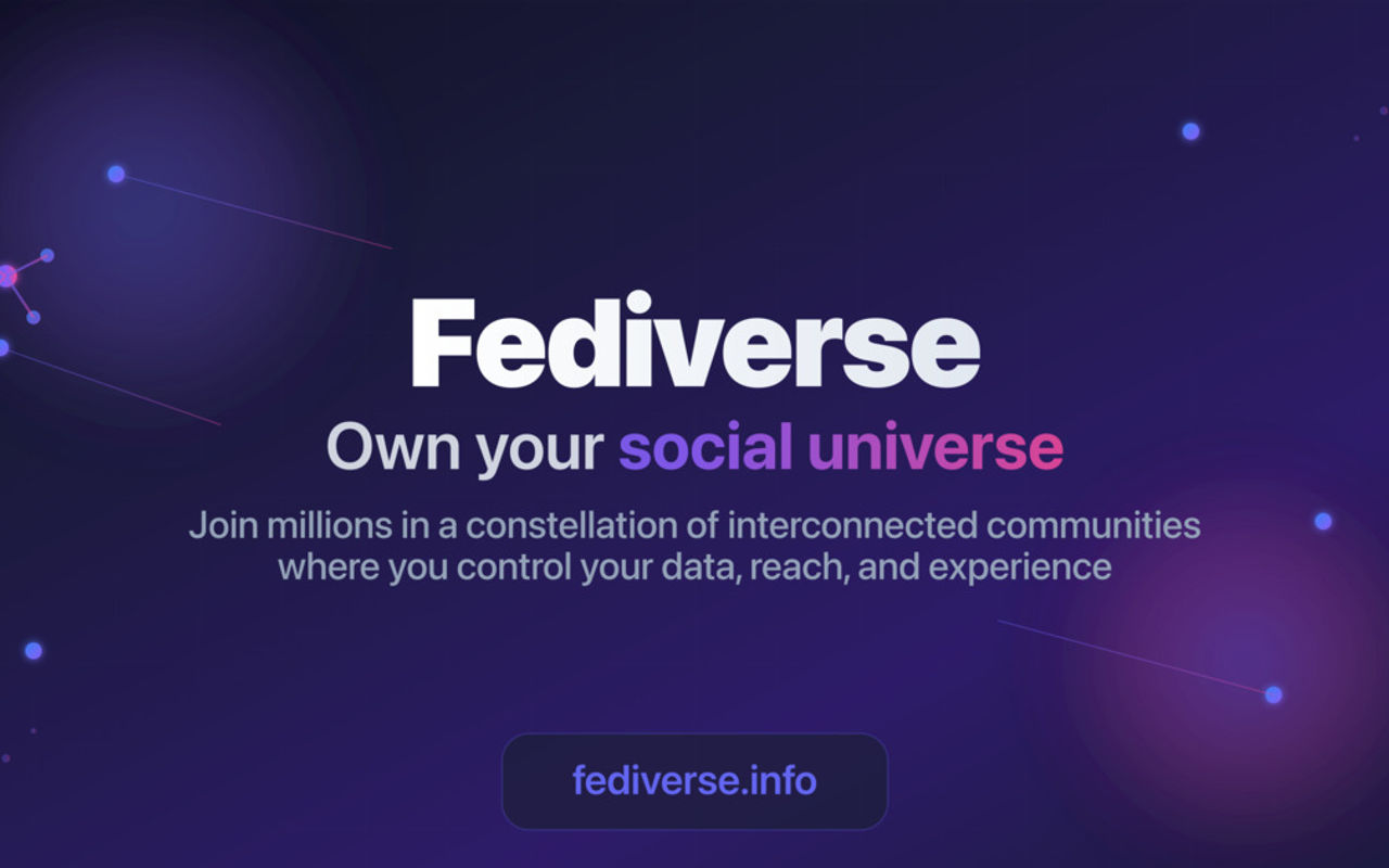 Homepage screenshot of fediverse.info