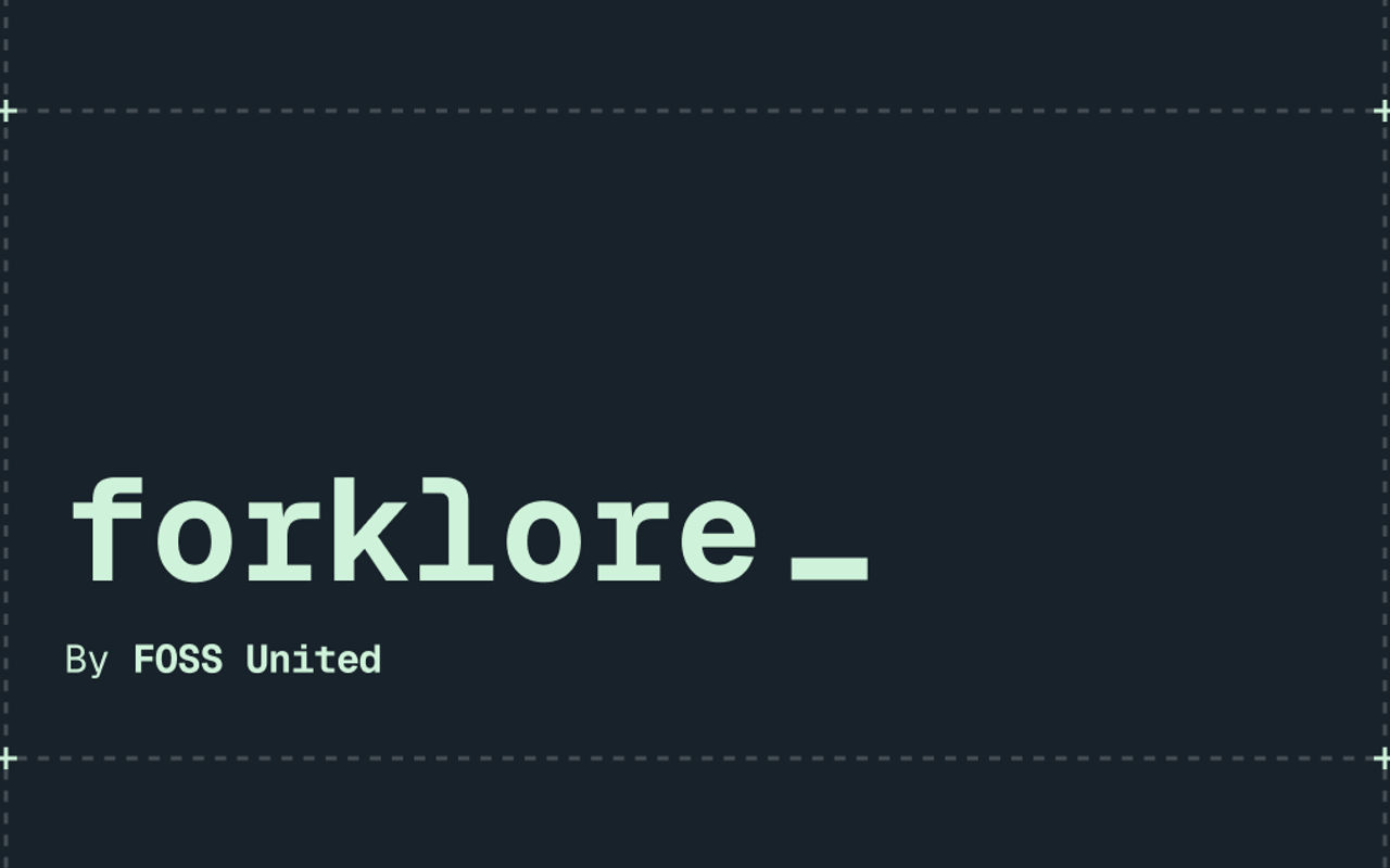 Homepage screenshot of forklore.in