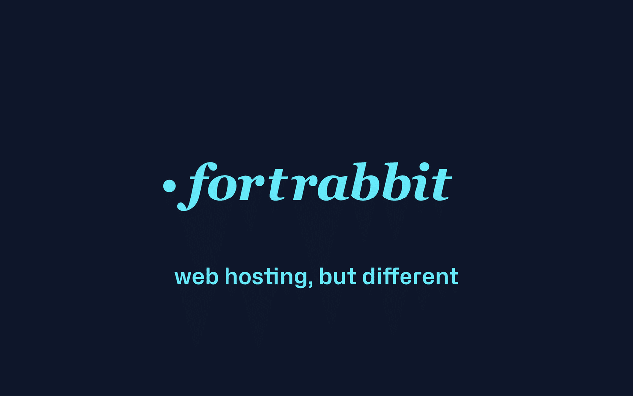 Homepage screenshot of fortrabbit.com