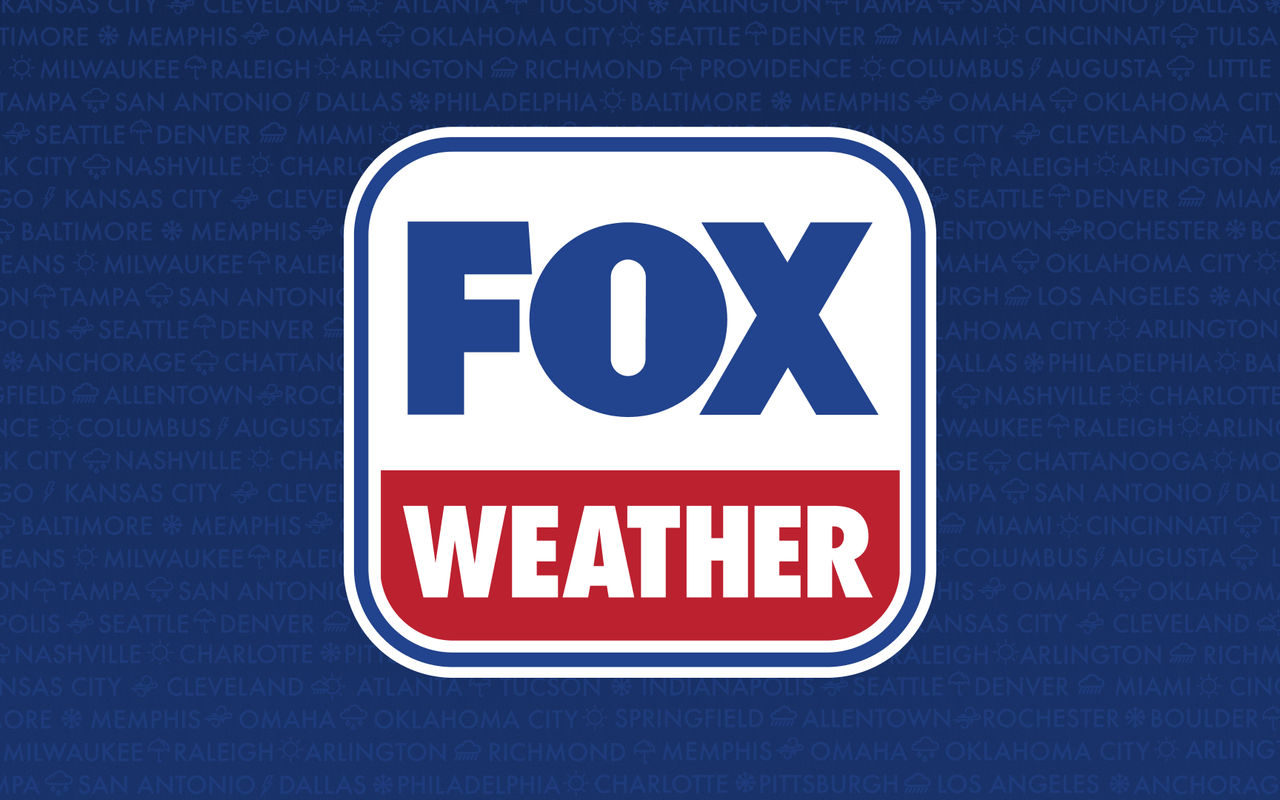Homepage screenshot of foxweather.com