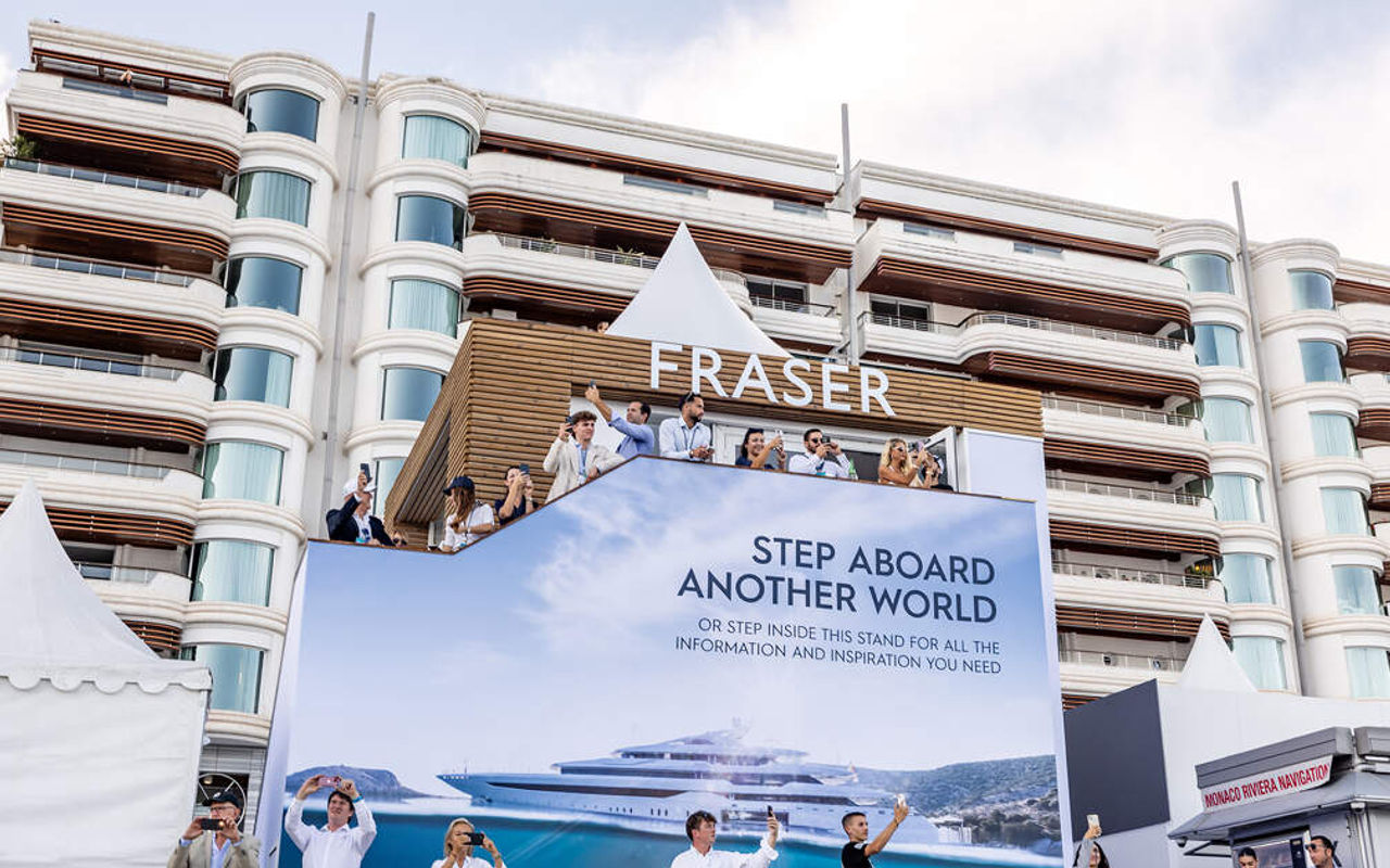 Homepage screenshot of fraseryachts.com