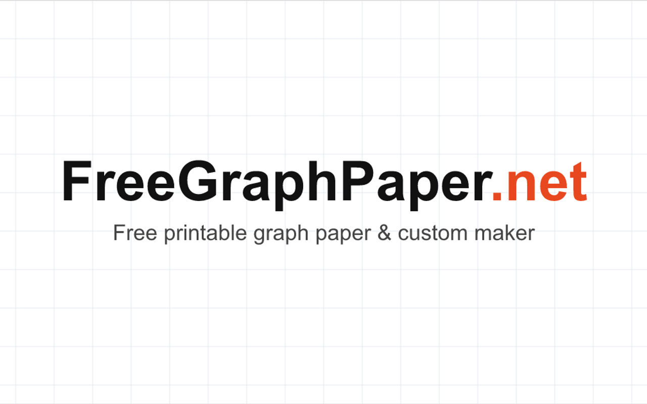 Homepage screenshot of freegraphpaper.net