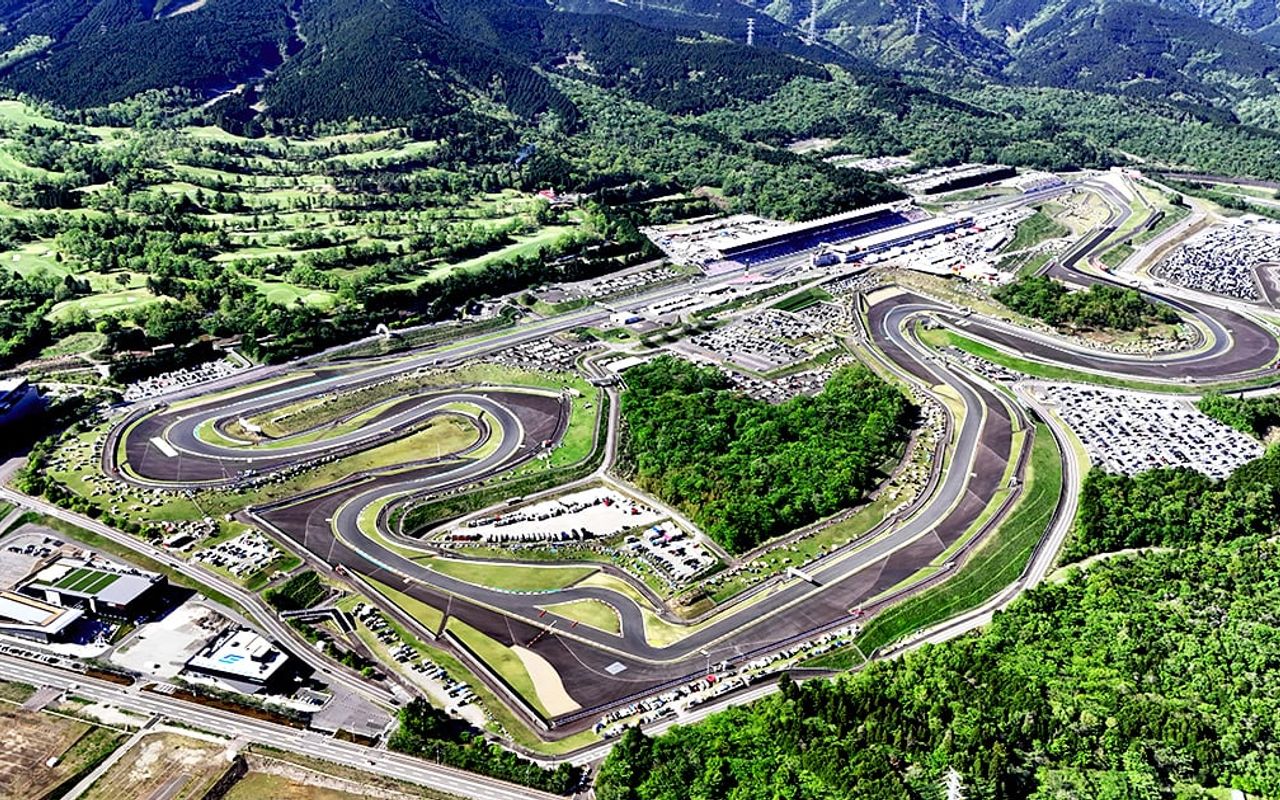 Homepage screenshot of fujispeedway.jp