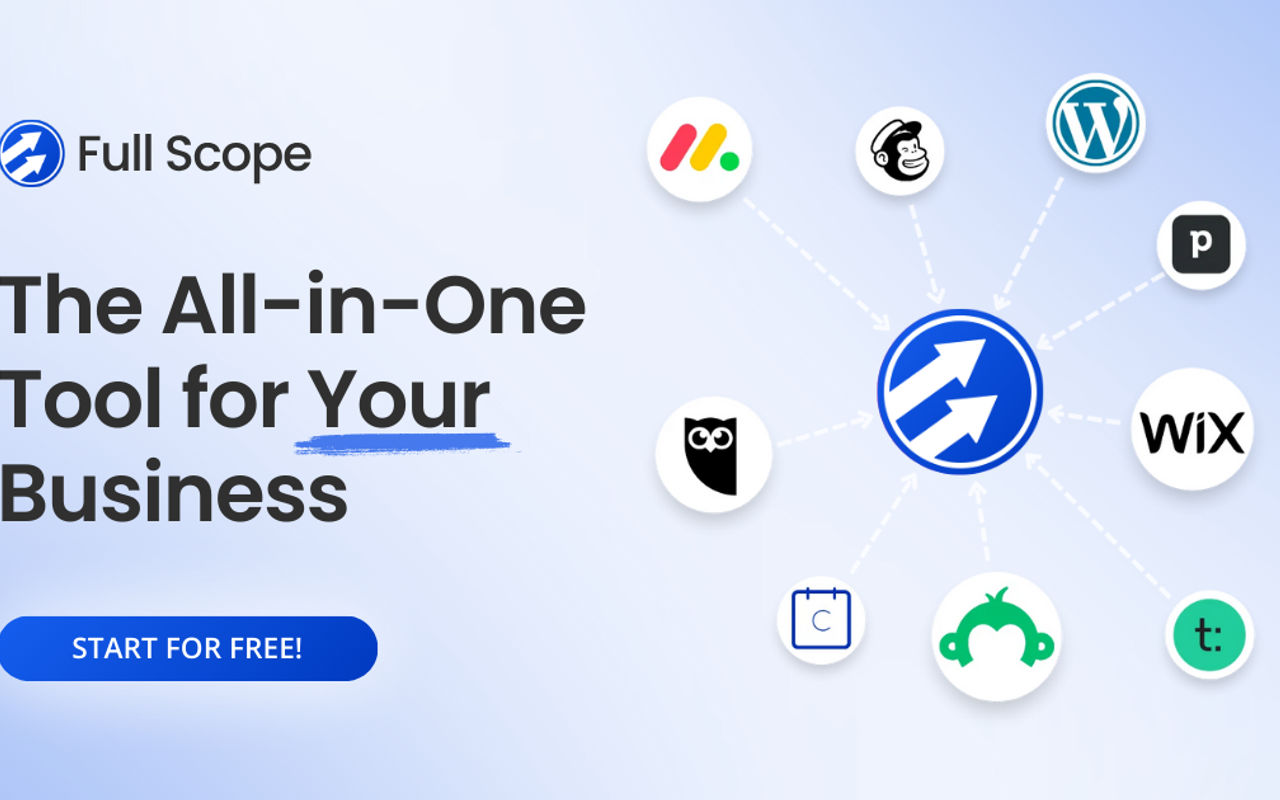 Homepage screenshot of fullscope.tools