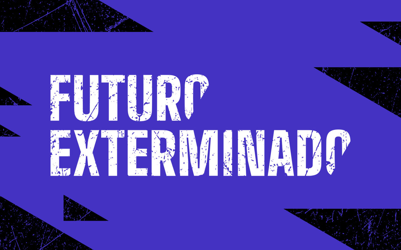 Homepage screenshot of futuroexterminado.com.br