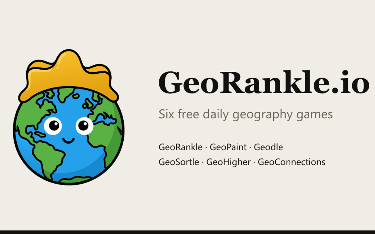 Homepage screenshot of georankle.io