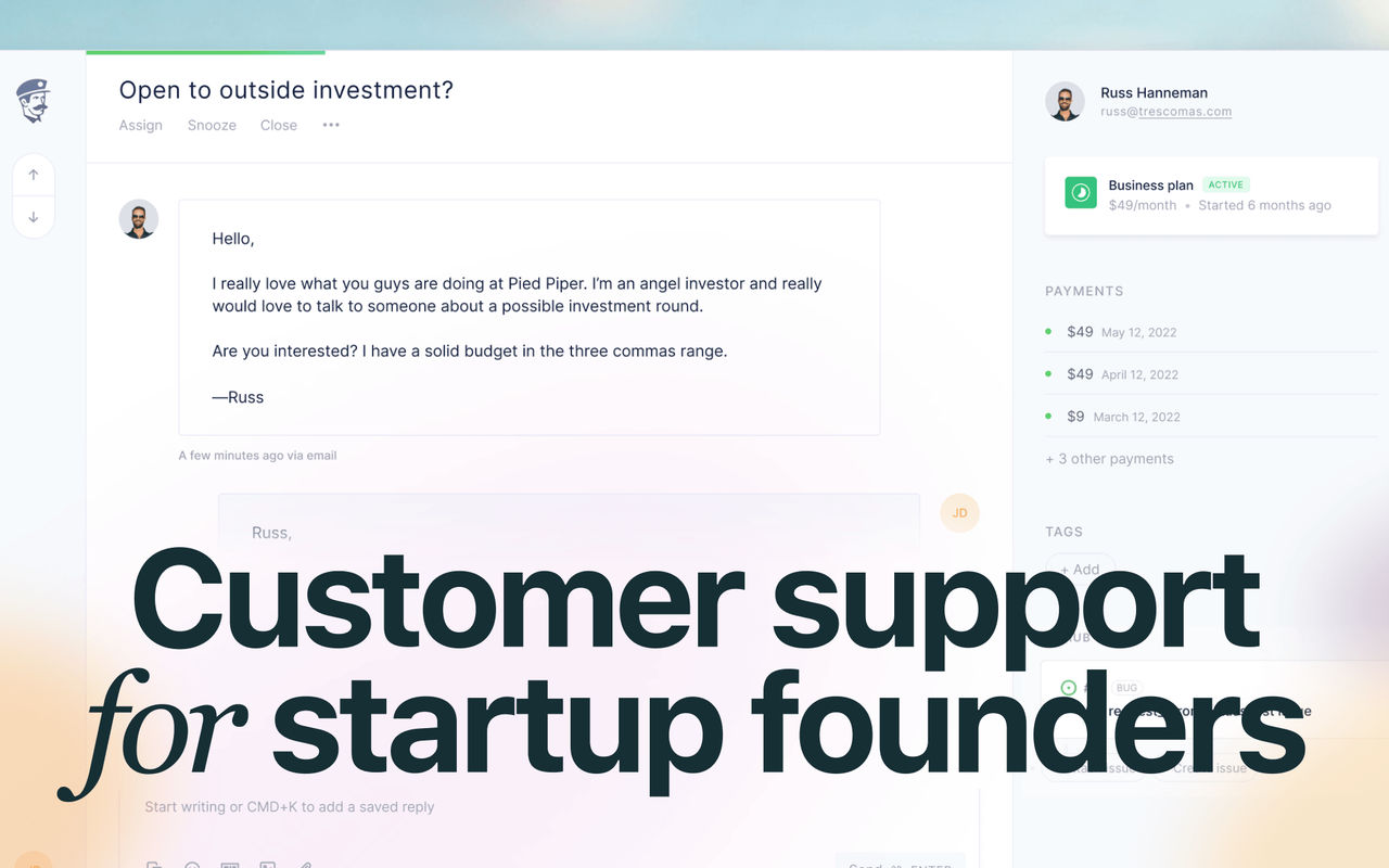Homepage screenshot of getfernand.com